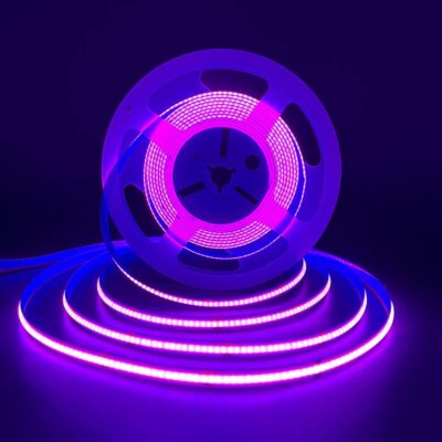 Purple LED strip, 12V, flexible tape, for cabinet, bedroom, kitchen, stage.