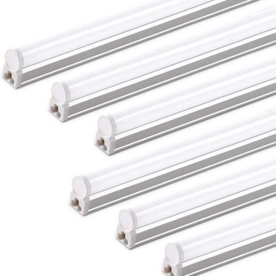 LED shop light, 4ft, 2200lm, 6500K, 20W, corded with on/off switch.