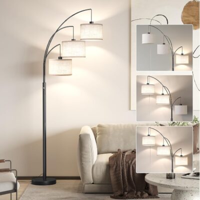 Nordic style floor lamp, 66-inch height.