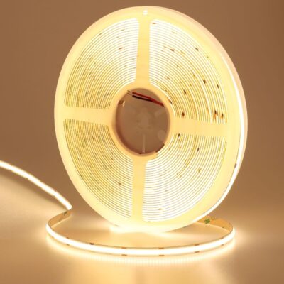 LED strip light, warm white 3000K, 5760 LEDs, CRI 93+, 11000lm, flexible tape.